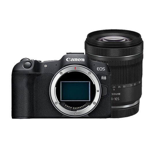佳能（CANON）EOS R8 全画幅微单相机 vlog拍摄数码高清旅游4K 直播照相机 r8专业级 R8单机+RF24-105 STM标准变焦 入门基础套餐一【含入门基础配件等 再送699礼】