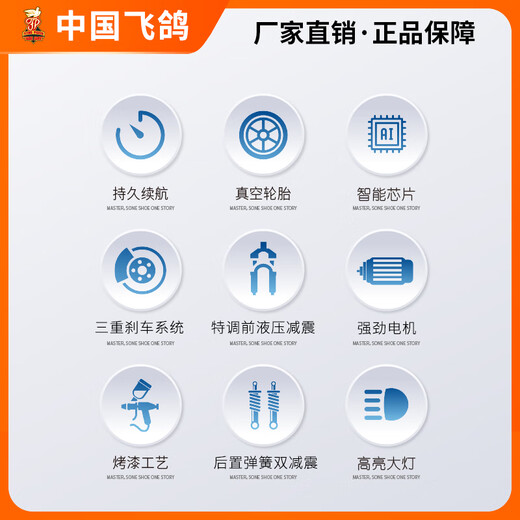 Flying Pigeon Electric Tricycle Small Electric Vehicle Adult Elderly Home Scooter Electric Tricycle Ladies Pick Up Children 1000W Climbing Model 23A Long Distance Runner + Battery Life 140 Miles