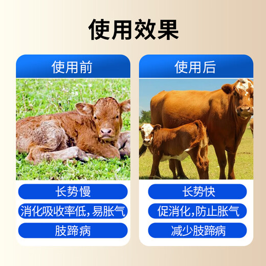 Ouyataigao 5% compound premixed feed for fattening cattle, fattening and fast daily weight gain beef cattle feed premix 25KG/bag 1 ton (40 bags) 5% compound premixed feed for fattening cattle