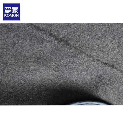 Romon 100% wool wool double-sided woolen coat men's windbreaker mid-length autumn and winter woolen woolen coat DY002 light gray XL 180 about 125-140Jin Jin equals 0.5 kg