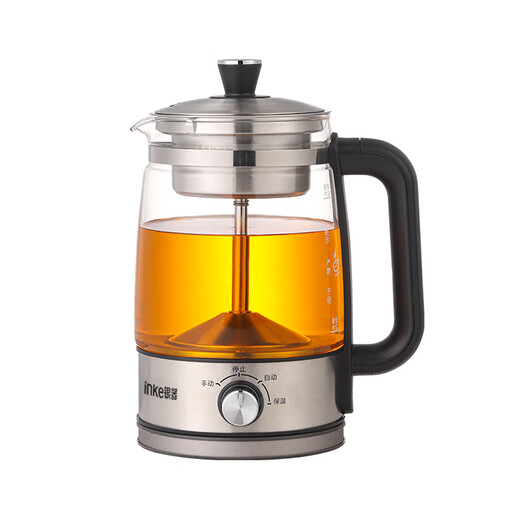 Silver pure titanium tea kettle steaming tea kettle spray type steam tea kettle fully automatic household small health pot flower tea kettle pure titanium spray type tea kettle - 1.3L