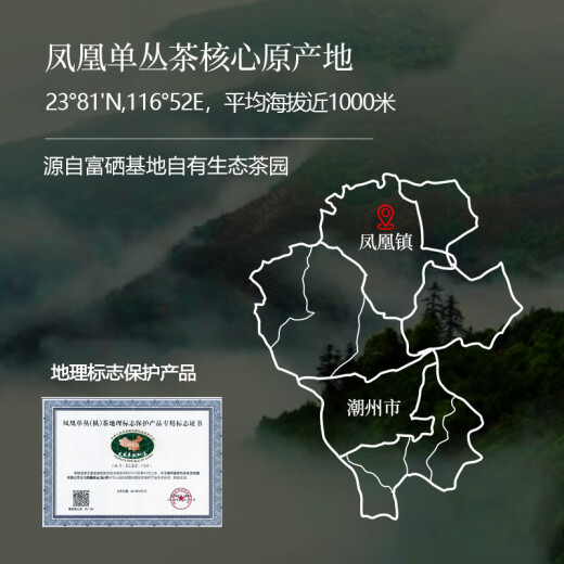 顶青湖鸭屎香凤凰单枞茶特级高山乌龙茶潮州乌岽单丛茶叶礼盒500g乌龙茶