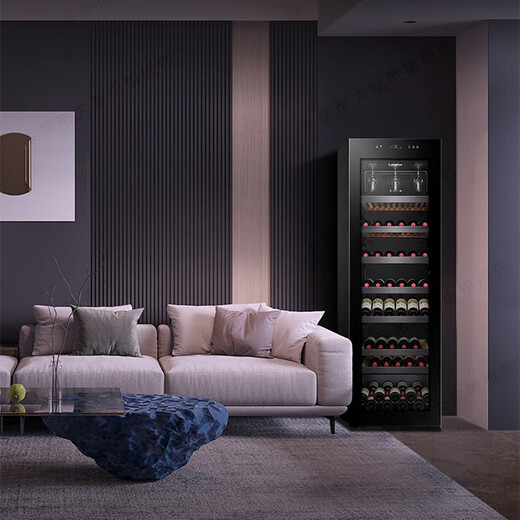 Casarte 450-liter free built-in constant temperature and humidity wine cabinet with precise temperature and humidity control. Living room wine refrigeration air-cooled home wine cabinet can hold about 223 bottles.