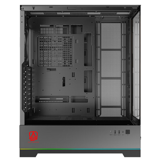 AOC爱攻ACG880W游戏电脑台式EATX主机箱 270°海景房快拆/9槽双显卡/支持480水冷/数字功能屏显 爱攻ACG880B黑色【带数字功能屏显】