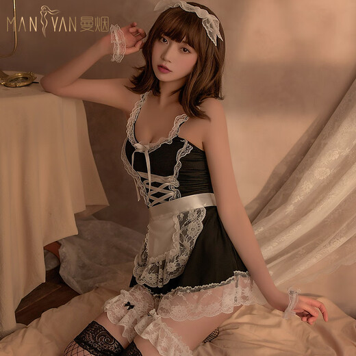 Manyan Sex Unterwäsche liefert sexy Pyjama -Uniform -Rollenspiel SM Shameless Tanga 8 -teilige Anzug 9948