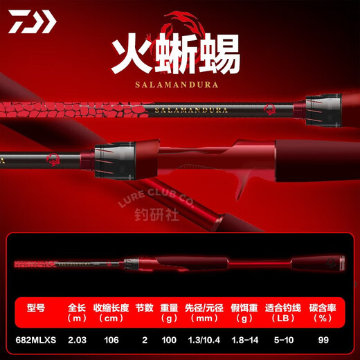 Daiwa Lure Grole Salamander 21/22 Рыбалка с стержней Длинной ручкой с прямой ручкой.