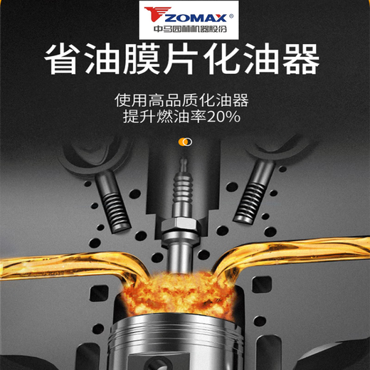 ZOMAX original ZOMAX high-power professional grade gasoline saw imported configuration easy to start fuel-saving household logging chain saw ZOMAX 5450-18 inch with 1 chain 1 guide plate + luxury gift