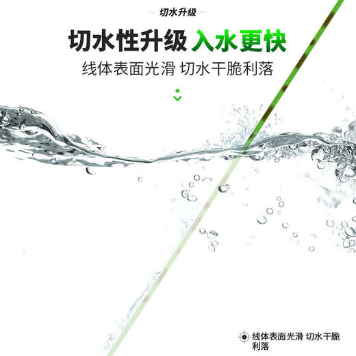 Japan imported raw silk lossless fishing line spotted fishing main line sub-line tension invisible spotted line super soft wild fishing strong spotted green main line 500 meters 5.0#