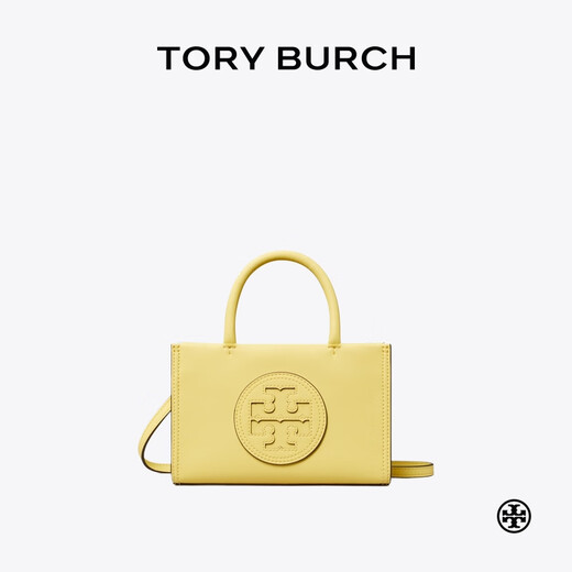 Tory Burch  汤丽柏琦【限时礼遇】 ELLA BIO 迷你手提斜挎托特包TB 145613 柠檬黄 702 OS