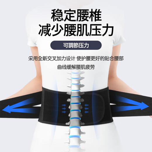 WSPEN summer thin protective belt lumbar disc protrusion artifact lumbar muscle strain breathable belt for men and women sedentary standing waist