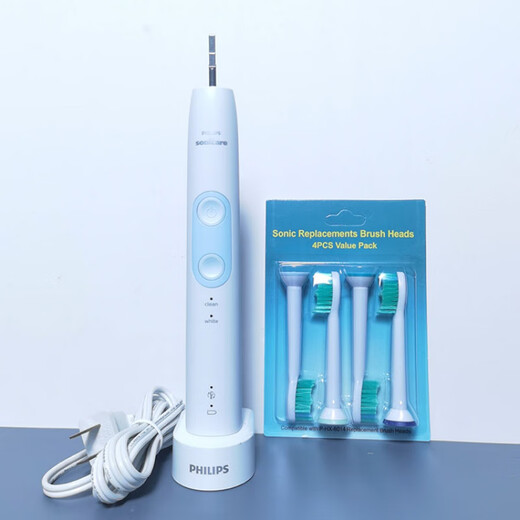 Philips (Philips) Brosse à dents électrique pour adulte 6877HX682P Induction entièrement automatique Charge Viede sonore VIBRATION Intelligent 9192 Bull 681U Chargeur noir hôte envoie 4 Brush Head Head