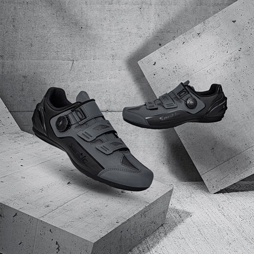 Sendike all-terrain non-locking cycling shoes, bicycle lock-free leisure road shoes for men [Caribbean 2.0] gray 42