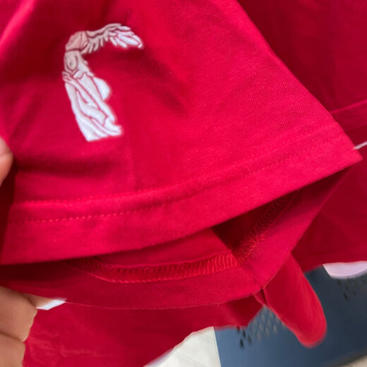 耐克（NIKE）短袖女装2025夏季新款健身训练运动服半袖圆领透气休闲短款T恤 纯棉HF6291-687健身红 S