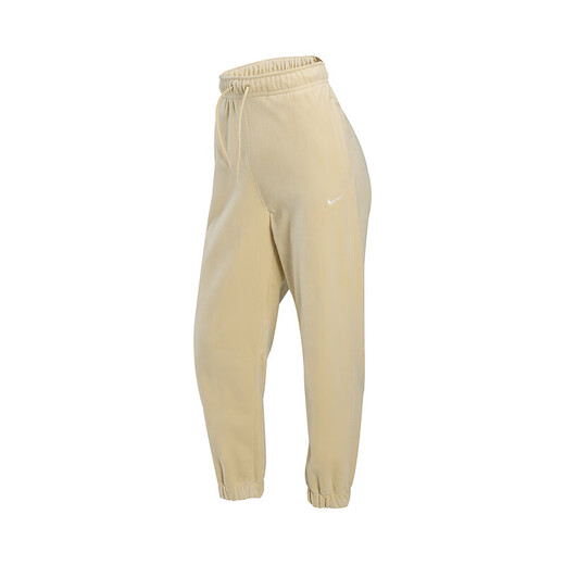 Nike (NIKE) women's pants 2025 spring and autumn new sports pants casual pants fleece warm trousers trousers HQ4877-783 yellow S