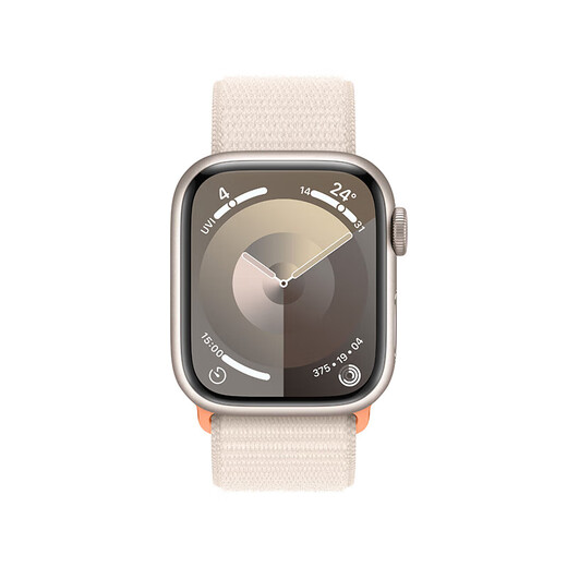 [NOUVEAU PRODUIT DU NOUVEAU] SÉRIE APPLE WORD? 9 (GPS); 45? MM Couleur d'étoile Couleur en aluminium en métal; Starlight Color Loop Sports Strap MR983CH / A *