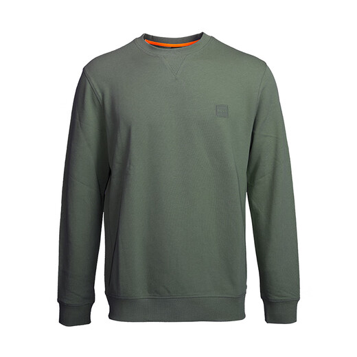 Hugo Boss (Hugo Boss) Luxus -Männermode und vielseitige trendige Sweatshirt -Geschenk 12140 Dunkelgrün L.