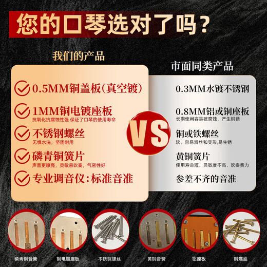 东方鼎（EAST TOP） 24孔复音口琴T2403 2.0银色盖板高级成人演奏儿童学生初学通用