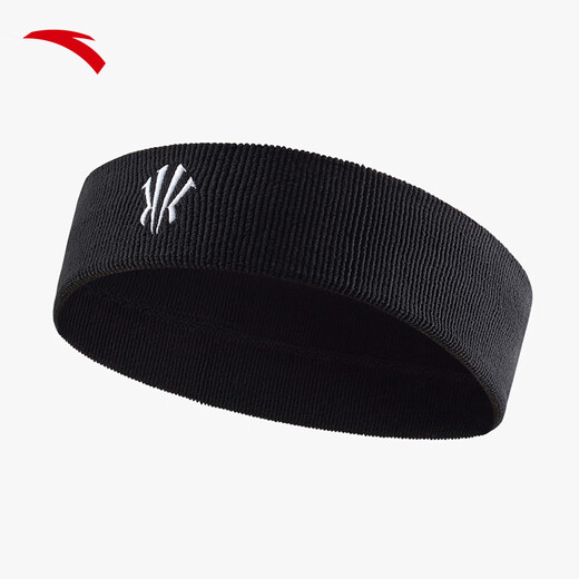 安踏（ANTA）【凯里·欧文同款】运动头带 男女专业健身练球护额训练跑步发带 黑色-1 均码
