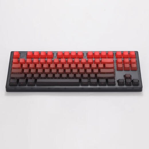 Belly Spirit Mk870 Lila Qi Donglai Hongyun Dangtou Seitengravur fertiggestelltes drahtloses mechanisches Tastaturanpassung Kit 87 Taste Obsidian Single Template + Purple Qi Donglai Seitengravur Kangtente Ktt-Brewer Roller