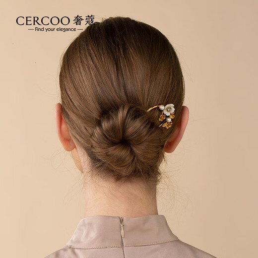 Cercoo retro tribute series U-shaped hairpin for women with upturned hair, hair comb, retro-style elegant hair accessories
