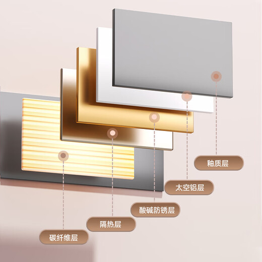 Tianyuan Muge Rack de toallas eléctricas sin golpear el secado de la toalla de baño Fibra de carbono Smart Rack Storage Bathing Storage Milk White T681wiFi Línea de referencia (53 cm)