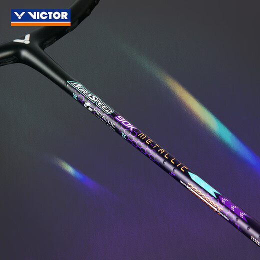 Raquette de badminton VICTOR Speed ​​​​90 Victory Speed ​​​​Attack Single Rack ARS-90K METALLIC Antonsen Star Model Speed ​​​​ARS-90K-METALLIC 4U Livraison aérienne