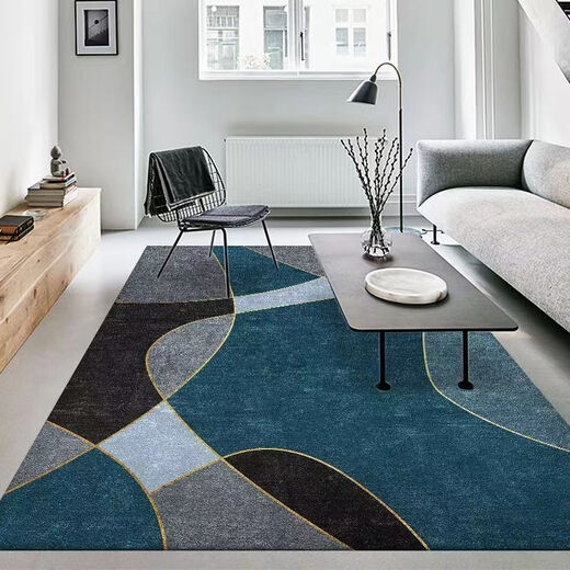 Xuxian light luxury living room carpet floor mat coffee table mat bedroom living room carpet home entrance anti-slip mat large area carpet light luxury-13 80*100 cm