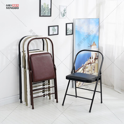 Zailu yoga chair Yoga Iyengar assistive Pilates chair PU surface special folding yoga stool brown yoga chair 1 point 2 thick parallel bars