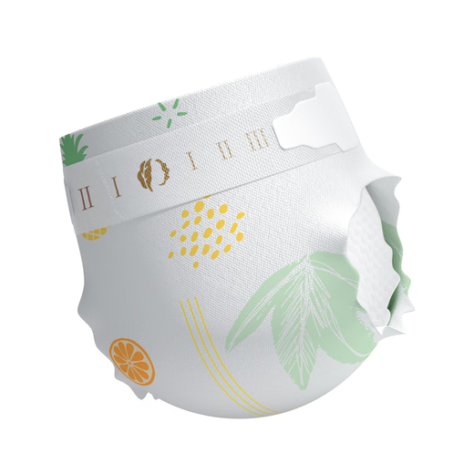 艾叶草艾心果婴儿超薄透气一体式拉拉裤尿不湿干爽 XL 1包 52片 拉拉裤-推荐20-26斤