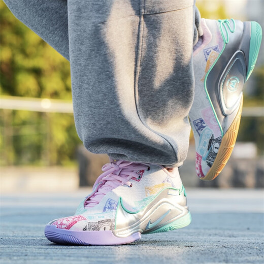 耐克（NIKE） LeBron 22 EP“Crown Jewel” 男鞋舒适百搭防滑耐磨低帮篮球鞋 FZ1098-100白绿粉蓝 42 (265mm)