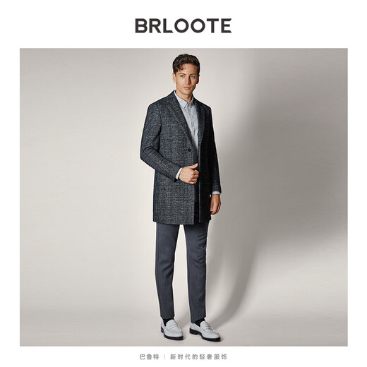 Brloote/Barouite Wollmantel Herrenherbst- und Winter mittelgroß