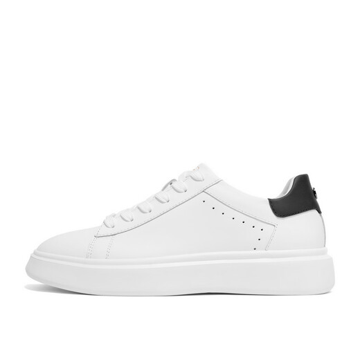 Belle Star Herrenschuhe Sommer High-End White Series Dick-Soled Small White Schuhe Casual Board Schuhe A1387AM4 Weiß/Schwarz 40 (250 mm)