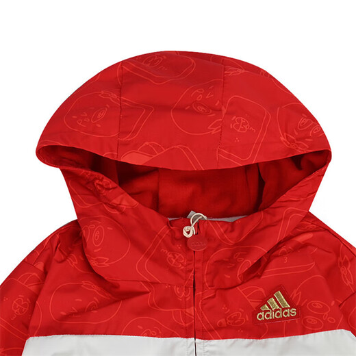 阿迪达斯 （adidas）胜道体育  青少年舒适休闲运动梭织外套 JF3879 M (110)