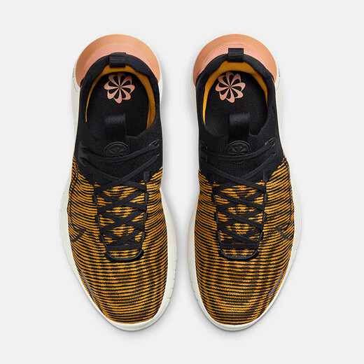 Nike (NIKE) casual shoes men's shoes summer new sports shoes FREE barefoot shock-absorbing breathable running shoes FB1276-002 FB1276-700 yellow 44