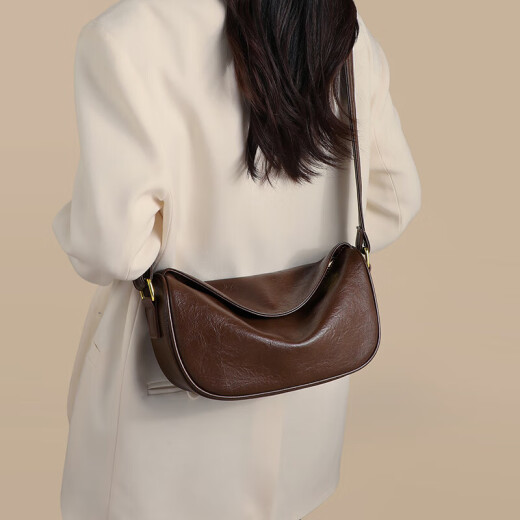 Viney Cow Wide Bag Bag Women's Light Luxury Dumpling Bag Light Luxury Crossbody Shoulse Bag Cumples Regalo de alta gama For Girlfriend Wife