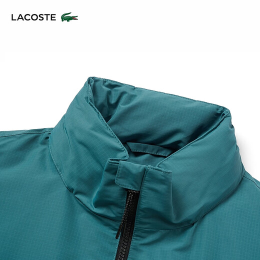 LACOSTE French crocodile men's fashion trend versatile basic casual zipper jacket | BH3767 IY4/Quiet Blue M 50 175