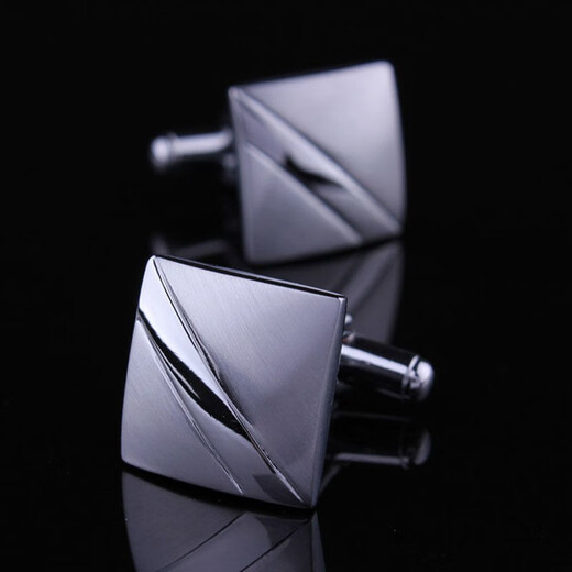 
ANST Old Phoenix Gold Store Gift Box French Cufflinks Sleeve Nail Men's Cufflinks Cuffs Shirt Cuffs Cuffs Cuffs Cuffs Cuffs Male and Women Black Square Enamel Cufflinks (gift box)