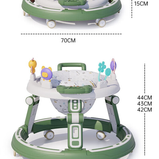 ANGI BABY baby walker anti-roller baby walker multi-function trolley toy gift