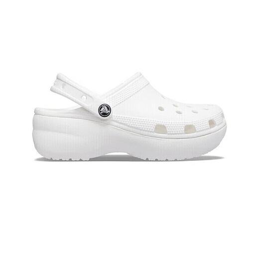
crocs Crocs thick-soled cloud hole shoes outdoor 206750 white-100 36/37 (230mm)