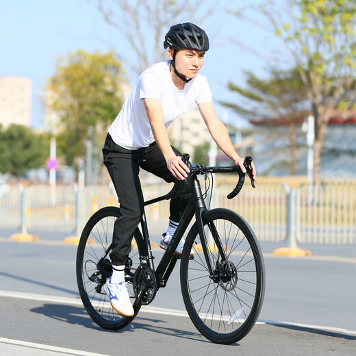 
Xidesheng Road Bike RT180 Aluminum Frame 14-speed Mechanical Disc Brake Introductory Racing Obsidian Black/Gray 700C480mm (165-175cm) 14-speed