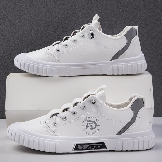 Changxiang Huili shoes for men 2025 spring and summer new style breathable student sports and casual men's shoes white shoes men's soft sole shoes FH-Dingli XF719 white 39