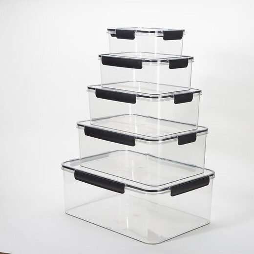 
Shantoulincun Pet Fresh Preservation Box Large Capacity Refrigerator Special Food Grade Freezer Storage Box Rectangular Fresh Kimchi Sealed Box High Transparent 169362*255*13587