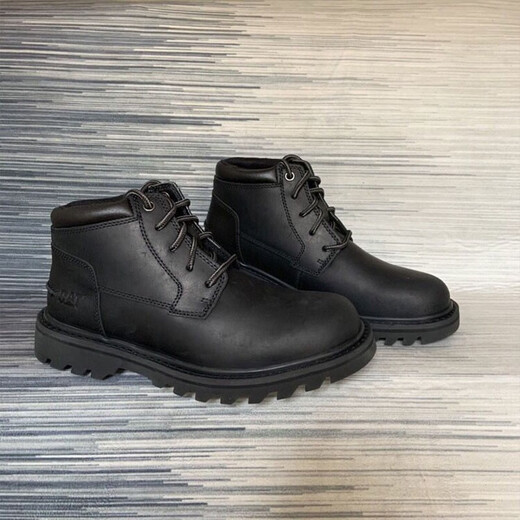 Chaussures pour hommes Carter Chaussures en plein air Resistants Martin Bottes Martin Mid-High Top Work Chaussures Classic Casual Yellow Boots Brown 39