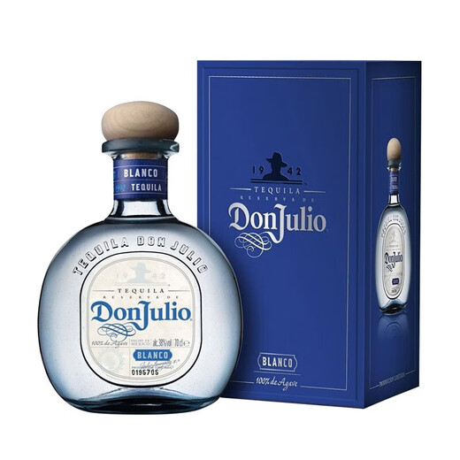 唐胡里奥（DON JULIO）品牌直供 唐胡里奥银龙舌兰酒 特基拉进口洋酒珍藏白标银标1942 750mL 1瓶