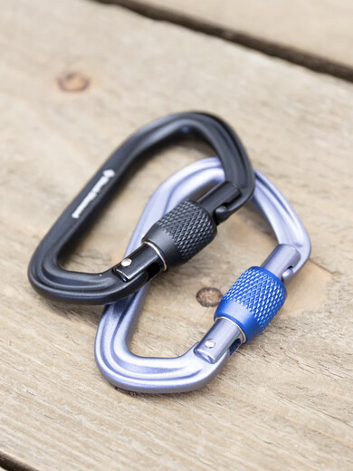 Black DiamondBD black diamond rock climbing downhill caving main lock quick-hook outdoor ice climbing safety buckle atc Rocklock silver two-stage automatic