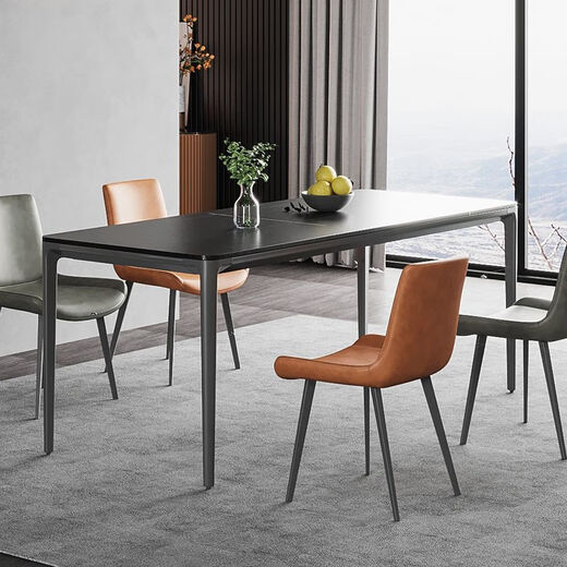 
CLCEY solid table legs, rock plate dining table legs stand marble base conference table stand office desk support frame black model length 1295mmx width 695mmx height 720m