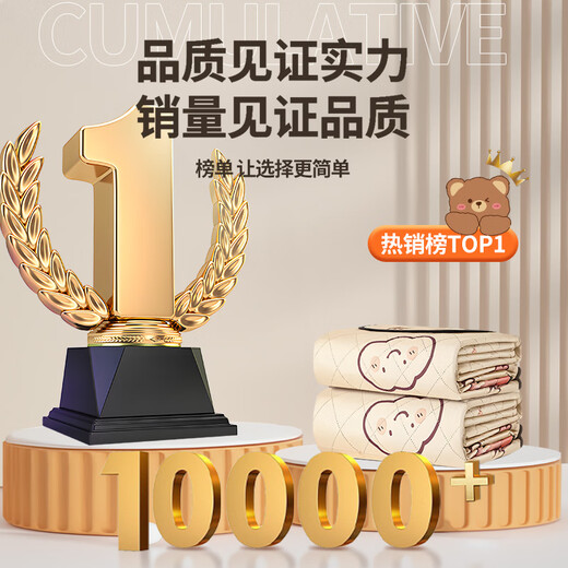 Montover picnic mat outdoor thickened extra large portable camping mat spring outing picnic lawn mat waterproof and moisture-proof mat crawling mat 200*200cm cute bear can sit 6-8 people around, 4 people can lie down comfortably