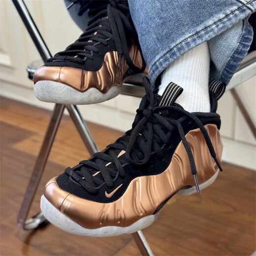 Nike (Nike) Foamposite One Copper Spray Spray Copper Color Low Top Retro Sports Practical Ant-Slip износостойкий, устойчивый к амортизационному баскетболу, FZ9902-001 Copper Color 40,5 (255 мм)