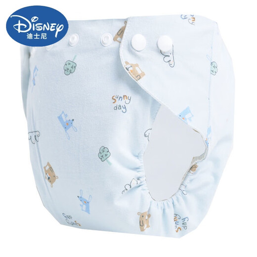 Couches de bébé disney pantalon de couches pour bébé nouveau-né les couches étanches en coton pur et lavables couches de fuite de fuite à boutons instantanés couches à bouton instantané (1 morceau de chaque couleur) 3 packs S code [recommandé 5-13 Jin [Jin est égal à 0,5 kg] / 0-3 mois]