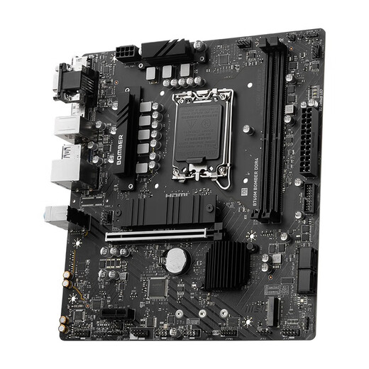 微星H610M B760M 主板 搭 英特尔 i3 主板CPU套装 板u套装 B760M BOMBER DDR4 i3 14100F